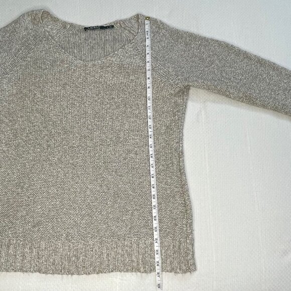 Lauren by Ralph Lauren Heathered Taupe Tunic Sweater (Medium) - Picture 7 of 9